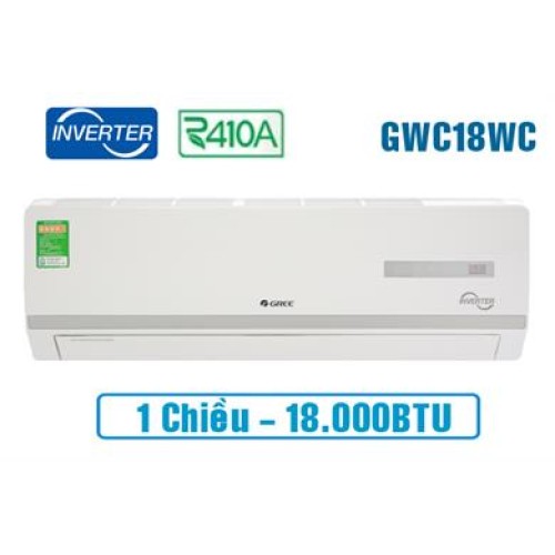 Điều hòa GREE 18.000BTU inverter 1 chiều GWC18WC-K3D9B7I Điều hòa GREE 18.000BTU inverter 1 chiều GWC18WC-K3D9B7I